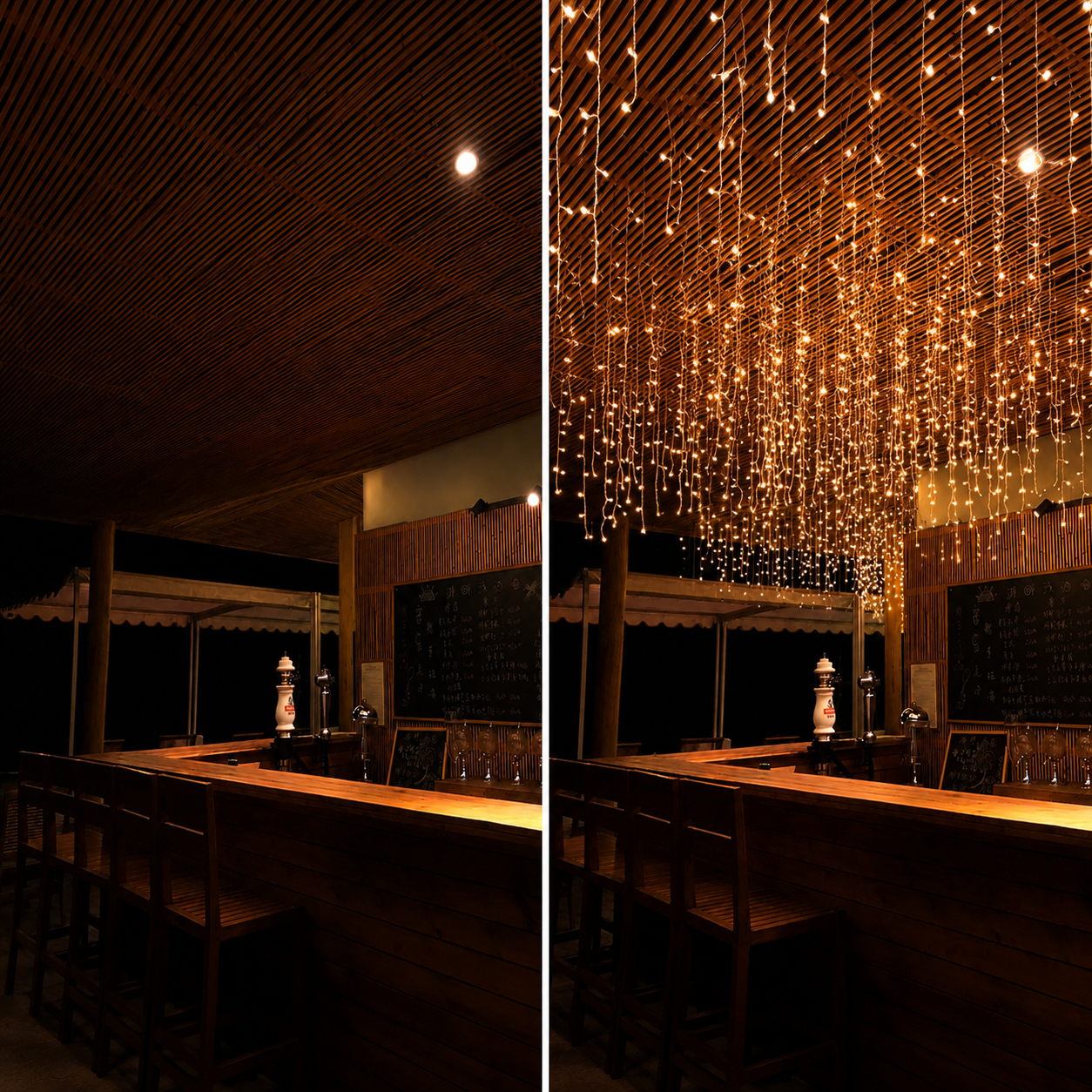 rideaux led 4M/60CM