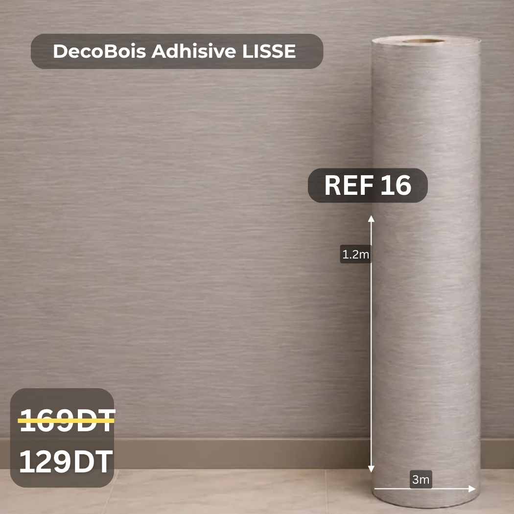 Rouleaux adhésive effet Chipboard 3m/1.20m ref16 épaisseur 3mm
