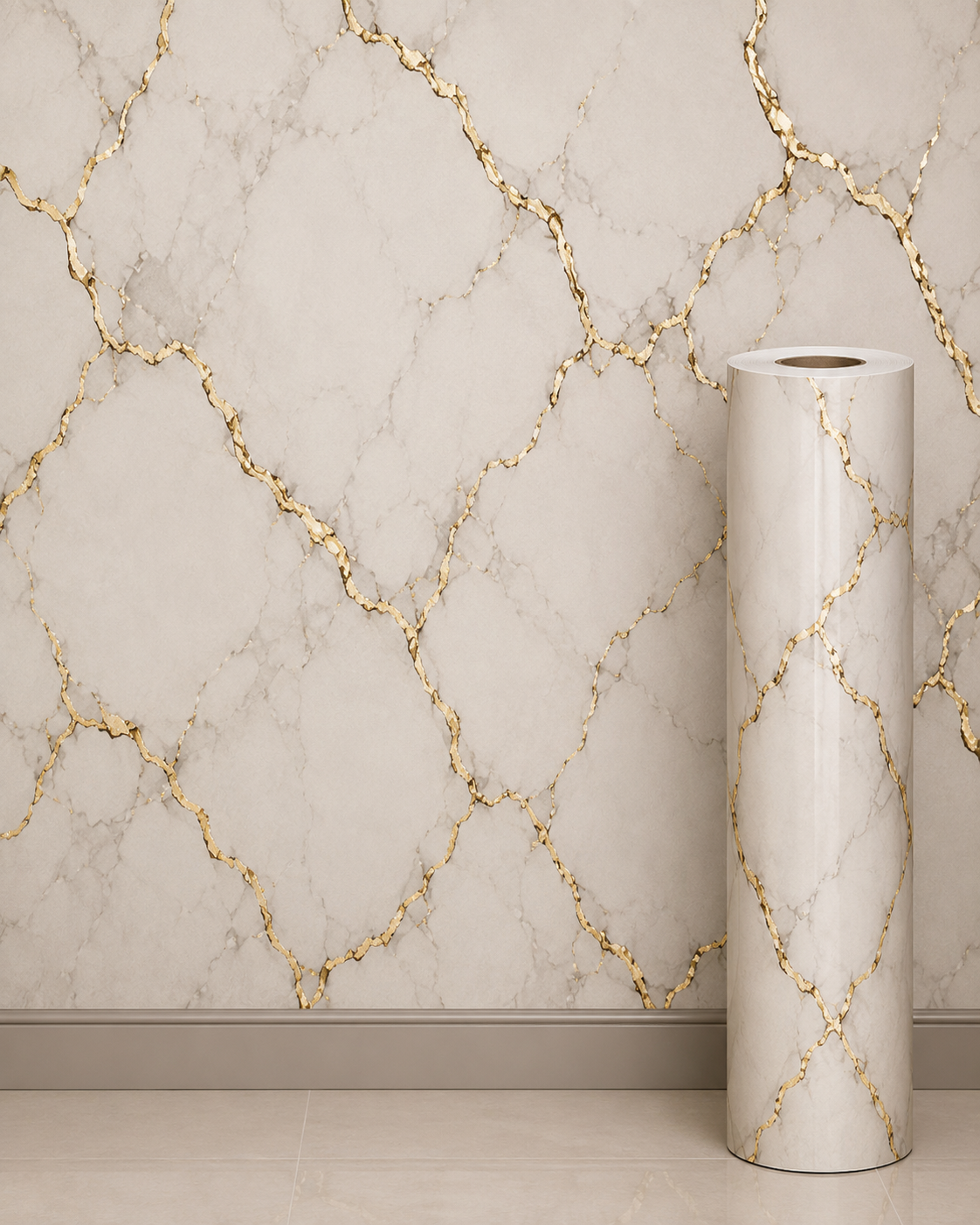 Rouleaux faux marbre 3m/1.20m (épaisseur 3 mm ) ref13